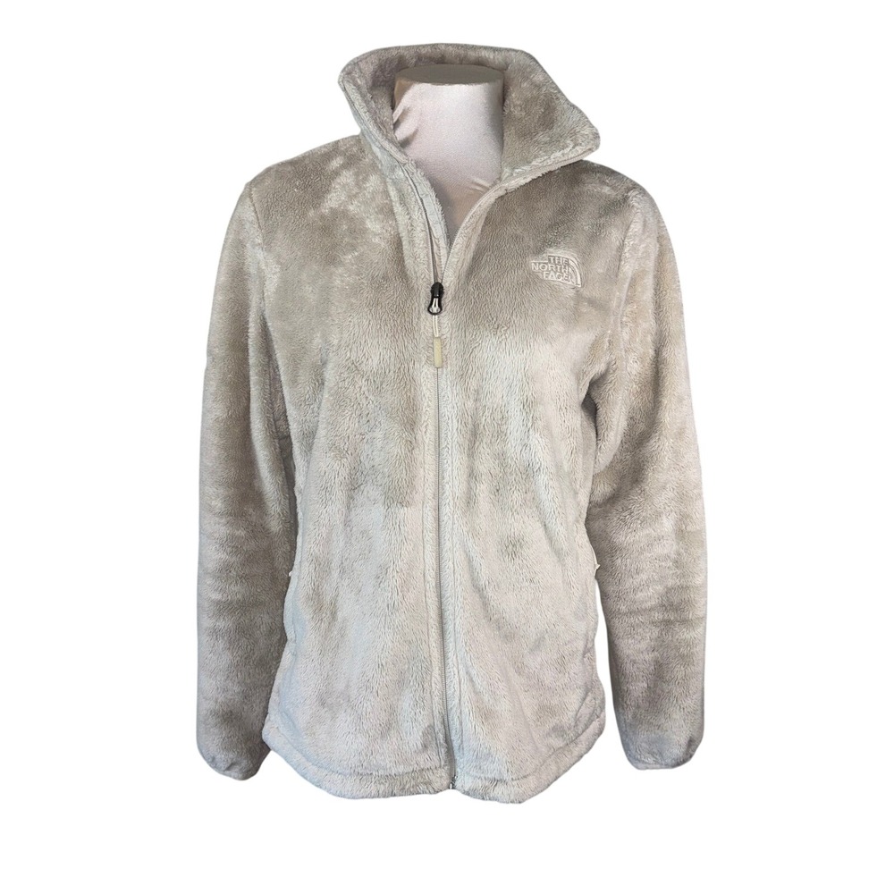 The North Face Womens Osito Full Zip Fleece Jacket Beige Small